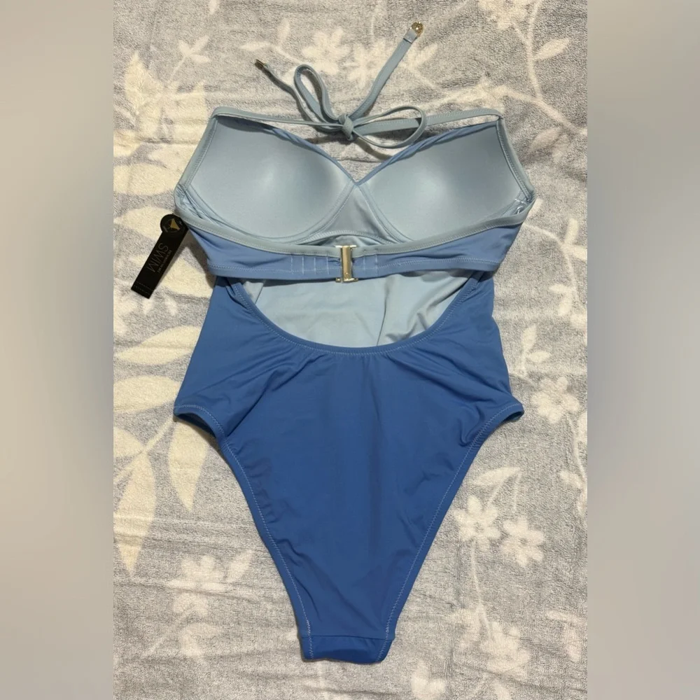 Victoria's Secret Blue Ombre One-Piece Swimsuit - Picture 2 of 6